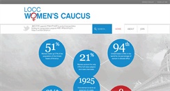 Desktop Screenshot of cawomenscaucus.org