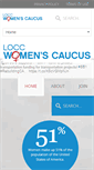 Mobile Screenshot of cawomenscaucus.org